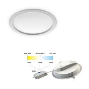 Pannello LED Incasso 12w CCT Diam 140 1200 Lumen